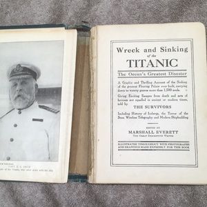Story of the Wreck of the Titanic 1912 copyright